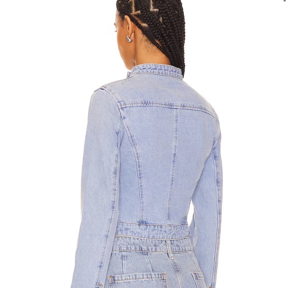 Lioness Bella Denim Moto Jacket - Picture 5 of 6